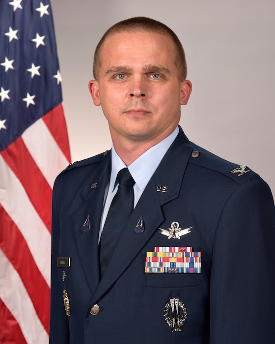 Official portrait of USSF Colonel Mark C. Bigley.