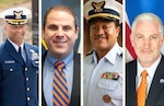 Four members of the Coast Guard Academy staff recently earned national recognition for their contributions toward supporting diversity, equity, and inclusion efforts to help make that goal a reality. (USCG graphic)