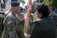 Brenda Lee McCullough, U.S. Army Installation Management Readiness director, addresses the audience during a change of command ceremony on July, 21, 2022, at Joint Base McGuire-Dix-Lakehurst. The change of command ceremony is a tradition where the outgoing commander symbolically relinquishes responsibility and authority by passing the colors to the incoming commander, thus beginning a new dawn of leadership for the incoming commander and his or her soldiers and civilians.