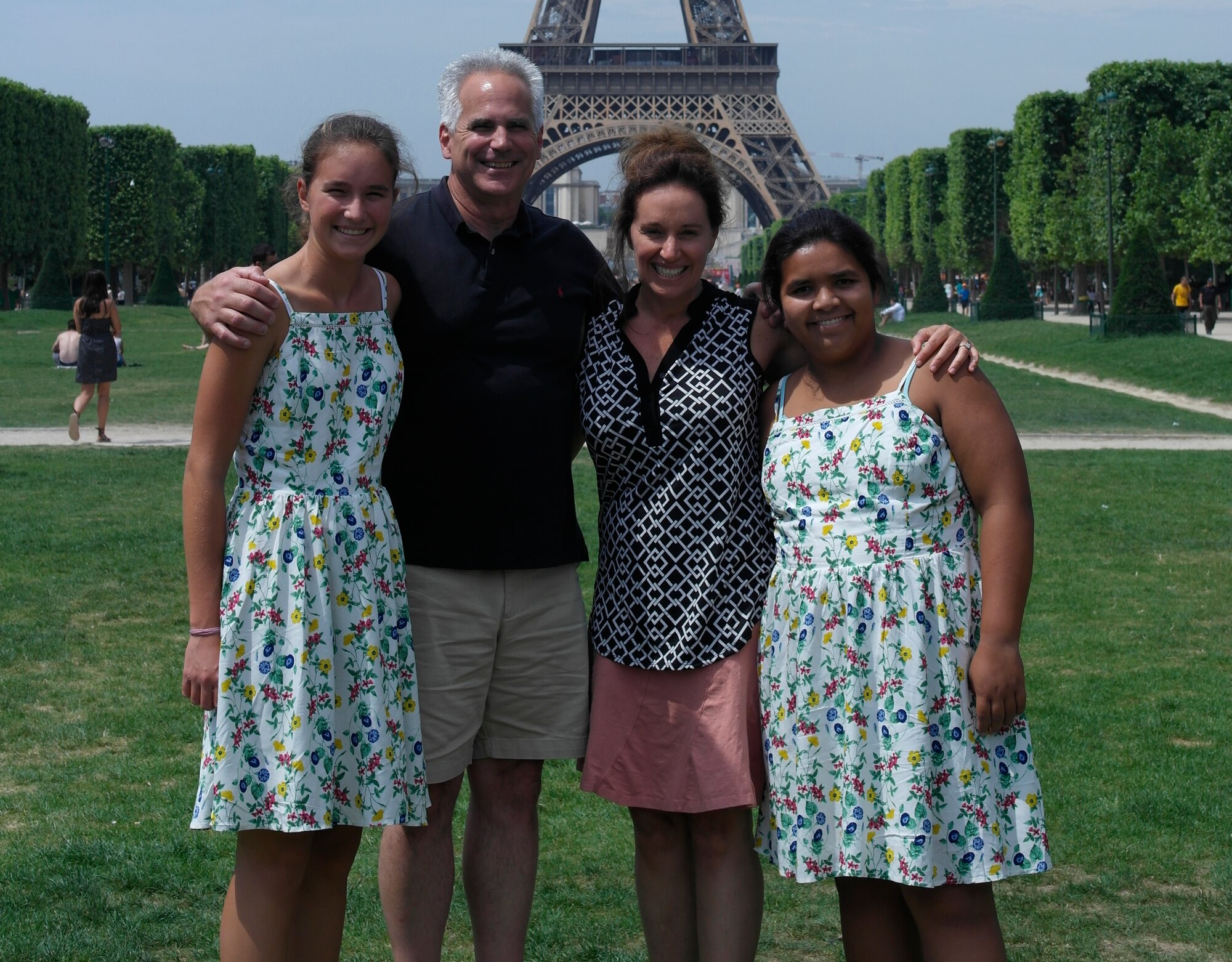 Ronald B. Cortopassi, Space Launch Delta 30 executive director, possess for a picture on a family vacation. (Courtesy Photo)