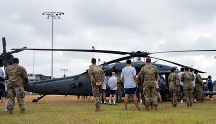 HH-60 Pave Hawk aircrew visits 37th Training Group students