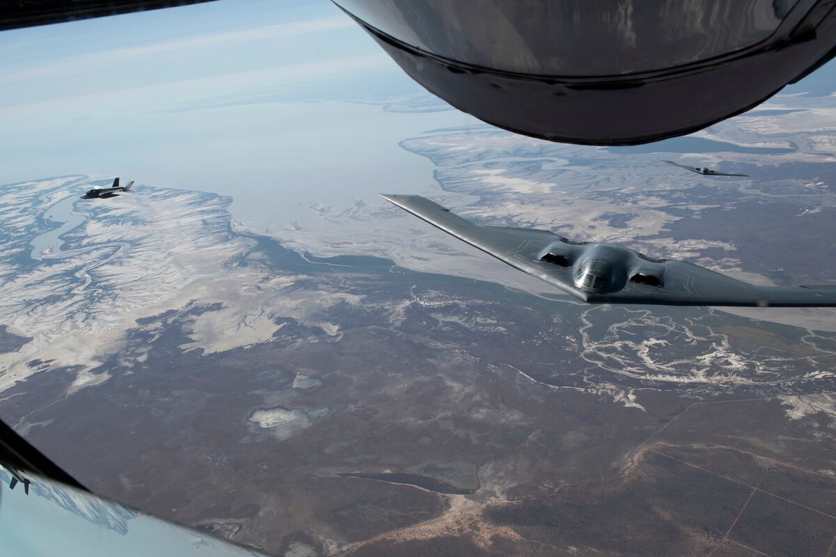 B2 Spirit Bomber Task Force integrates with Royal Australian Air Force
