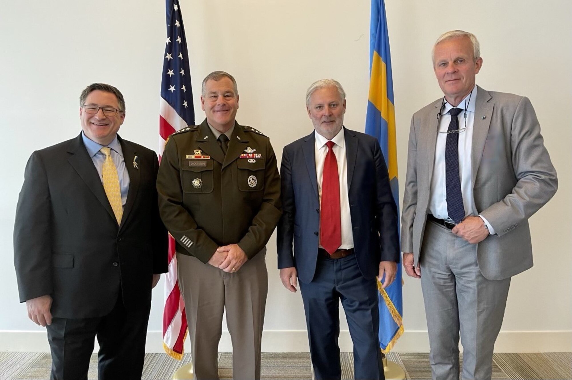 U.S. Space Command Commander travels to the European theater