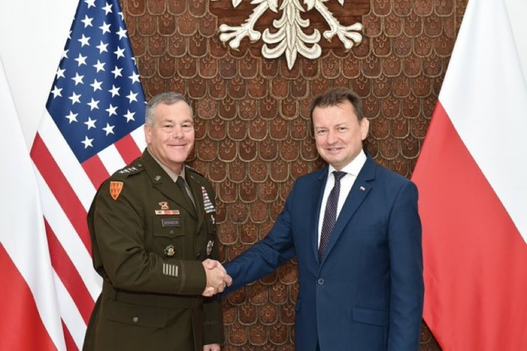 U.S. Space Command Commander travels to the European theater