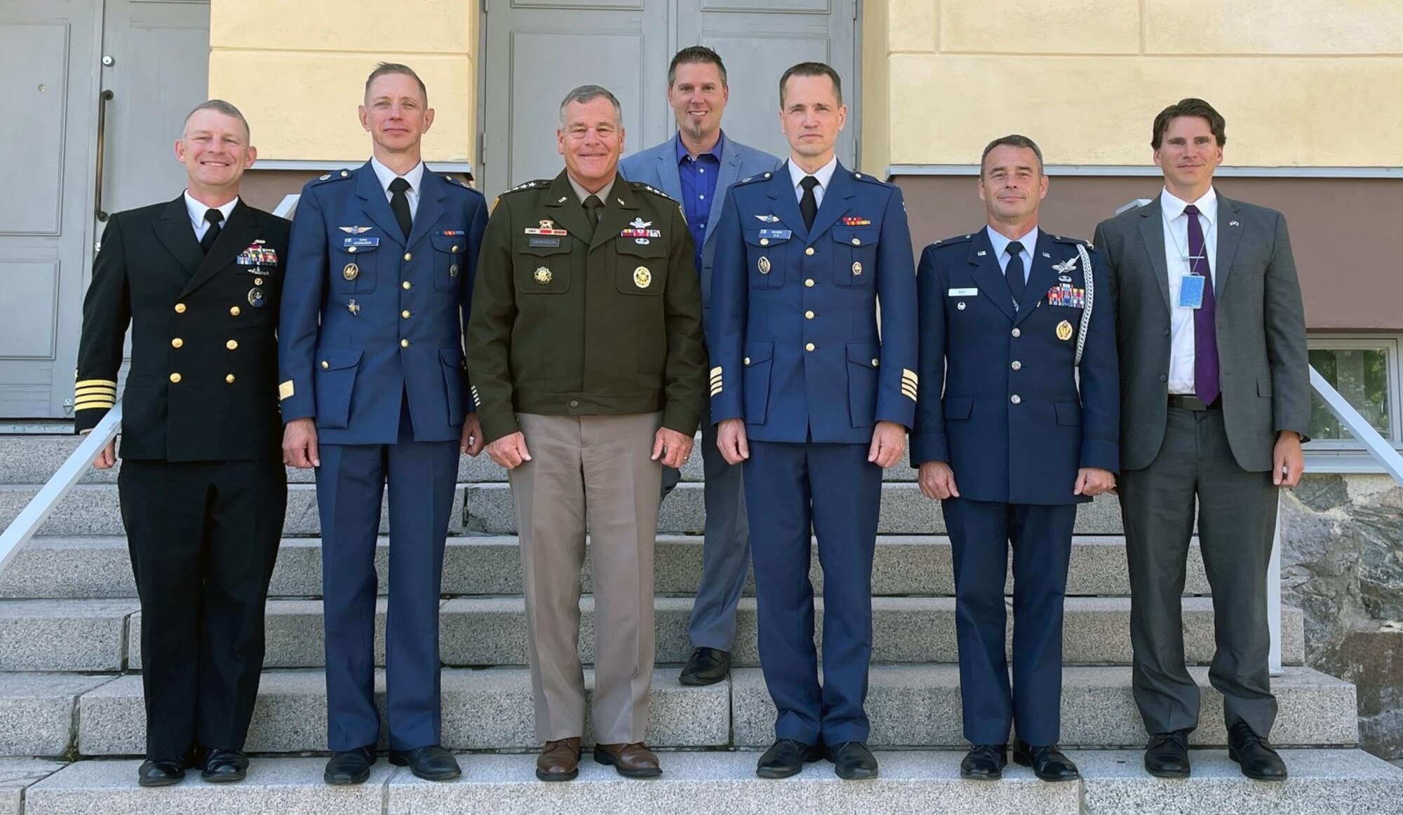 U.S. Space Command Commander travels to the European theater