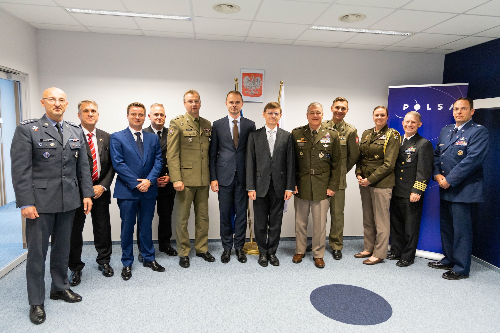 U.S. Space Command Commander travels to the European theater