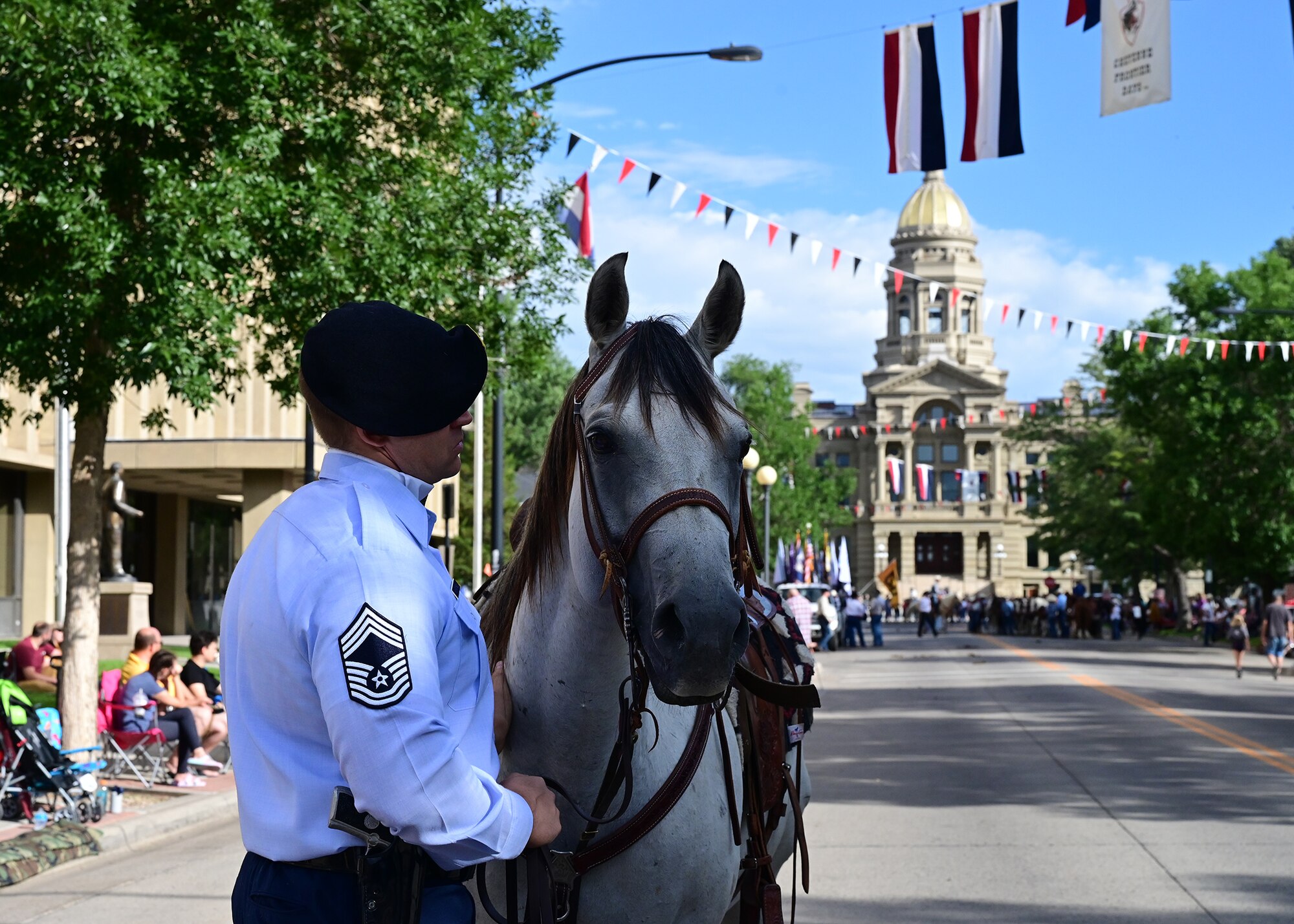 chief with horse