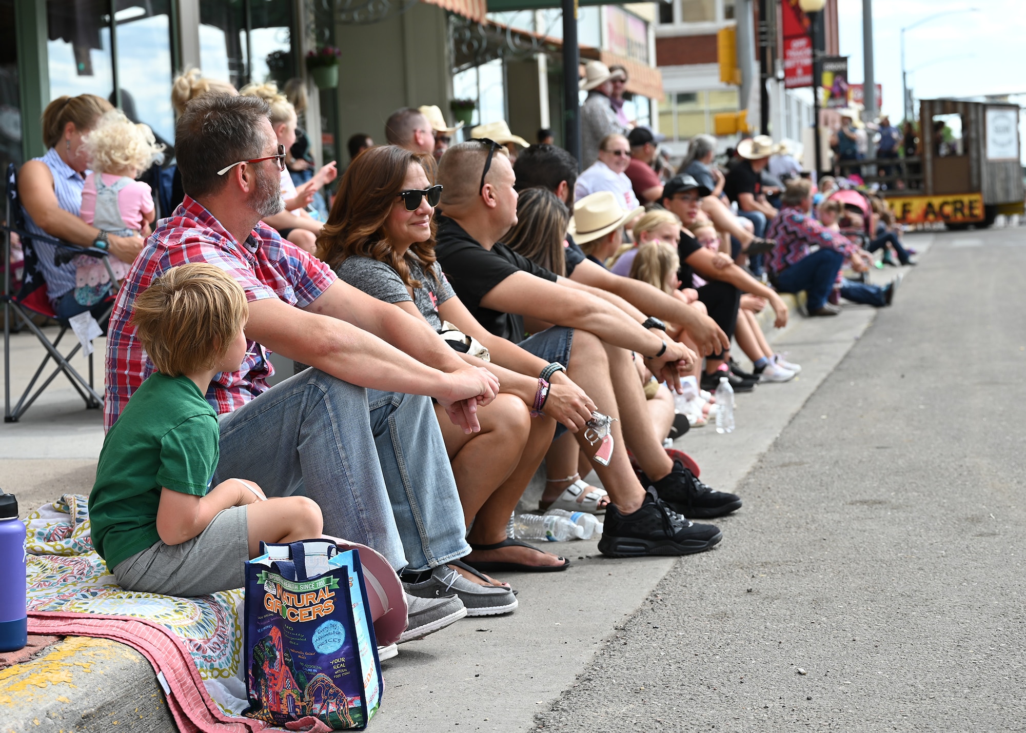 people watching parade