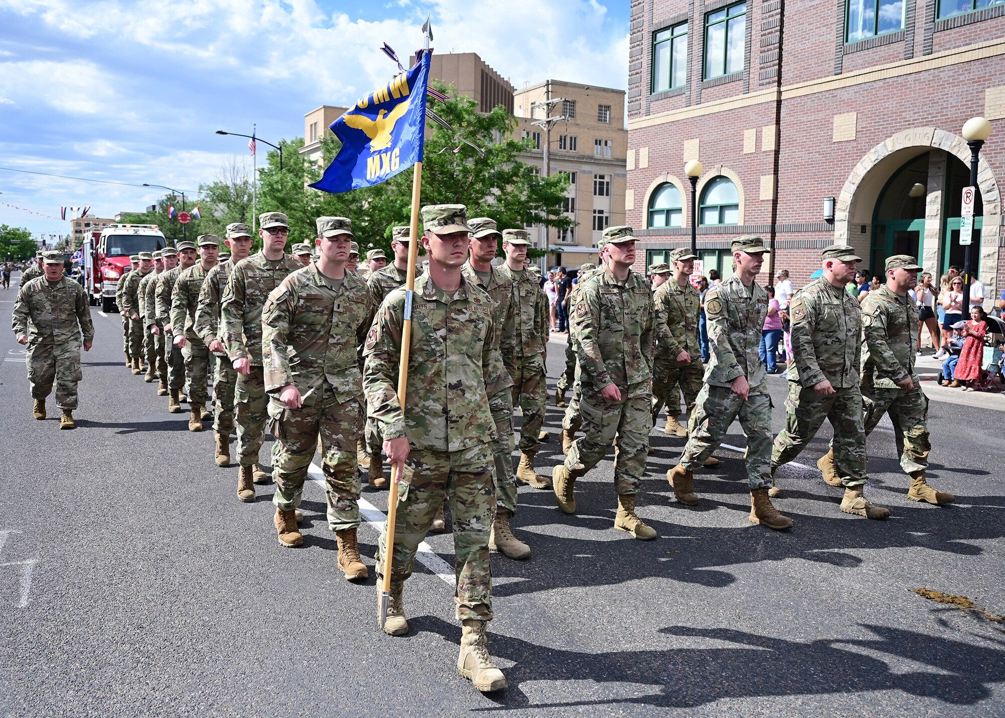 airmen marching