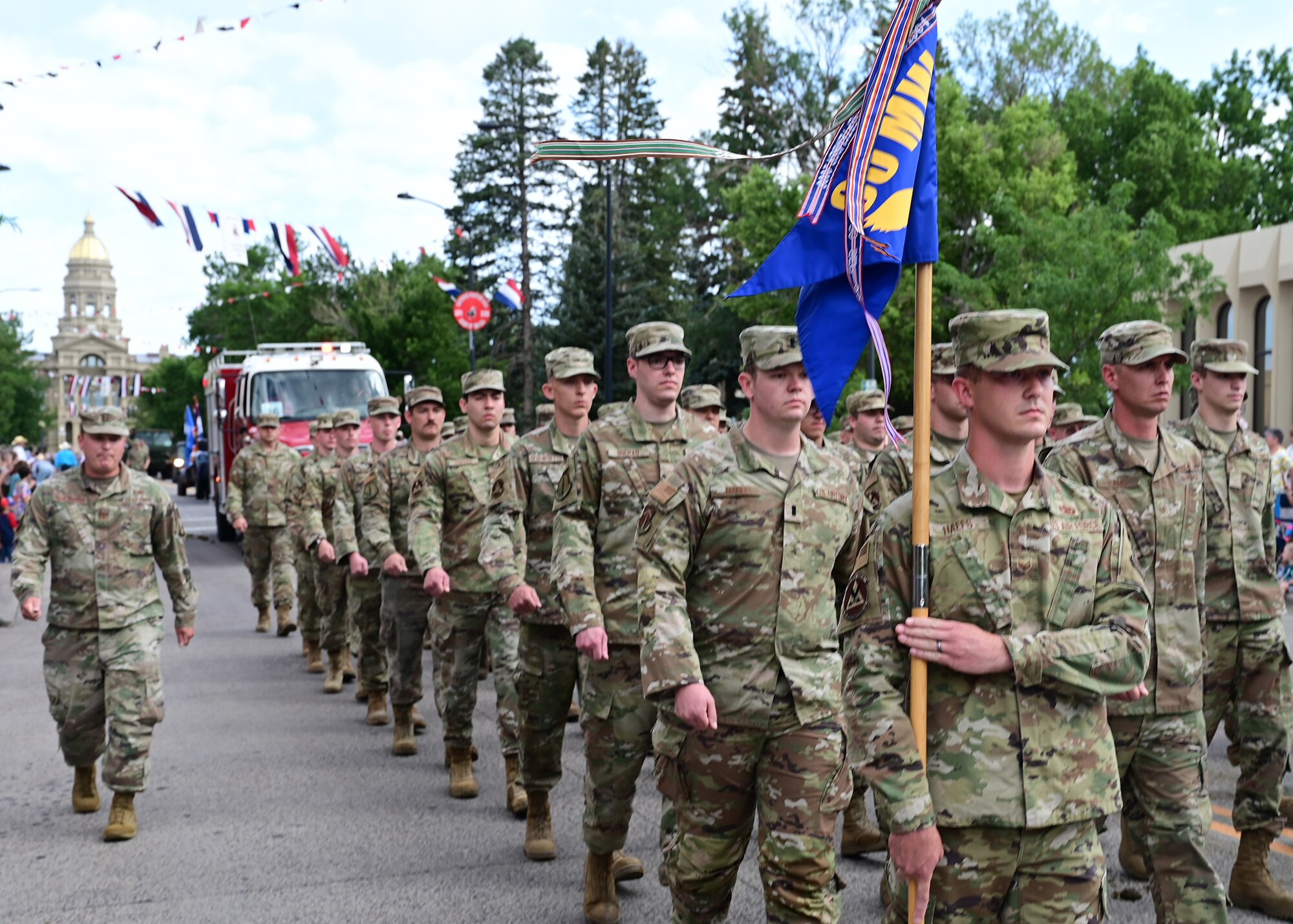 airmen marching