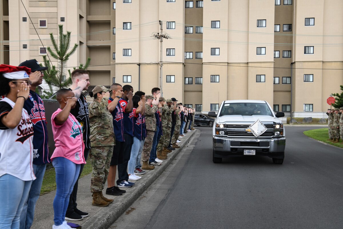 Wolf Pack gives a final salute to MWD Alan for 9-year AF service