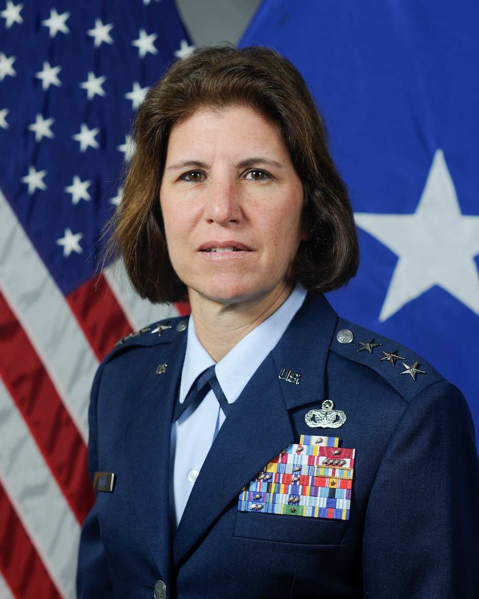 This is the official portrait of Lt. Gen. Andrea D. Tullos.