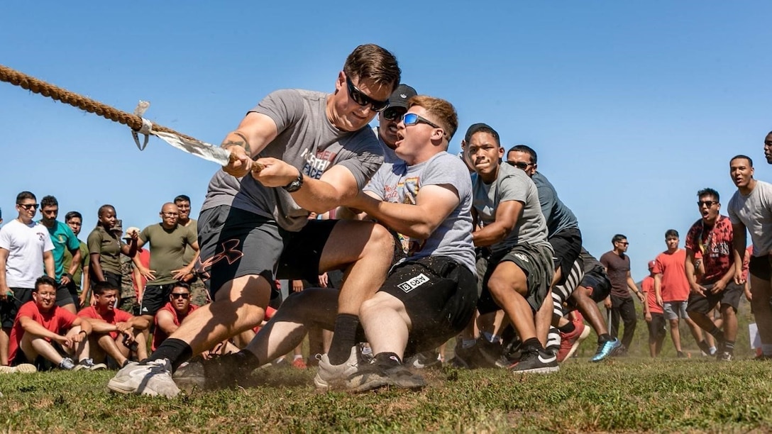 The field meet was held to boost morale and camaraderie throughout the regiment.