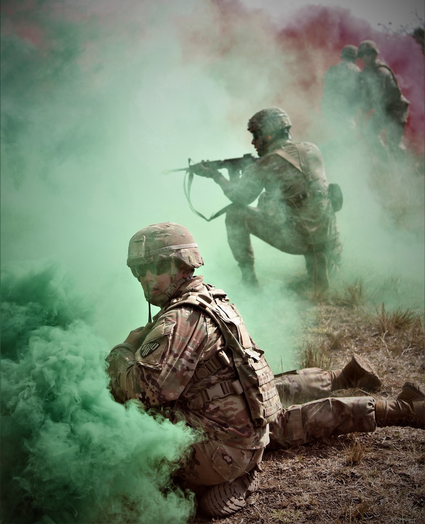 New York Army National Guard 1st Lt. Anthony Ruggerio from the 107th Military Police Company participated in a react-to-ambush exercise with the South Africa National Defense Force near Kwambonambi- Mfolozane July 22, 2022. The U.S. Soldiers are in South Africa as part of Shared Accord, a biannual training event to enhance operational skills and partnership between the United States and South Africa.