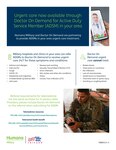 Flyer with Doctor on Demand information.