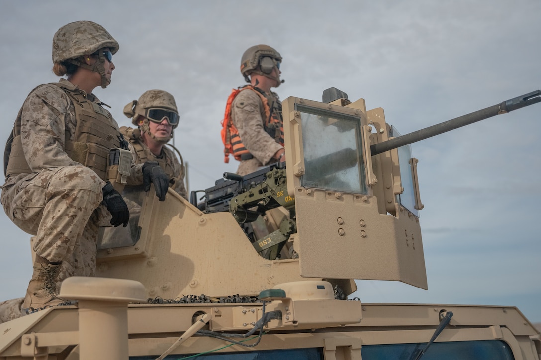 U.S. Marines participate in range 113 at ITX 4-22