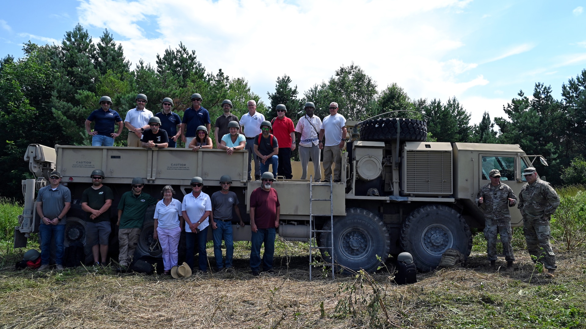 Civilian employers joined New Hampshire Guardsmen at Fort Drum, New York, to watch 3rd Battalion, 197th Field Artillery Regiment, fire their High Mobility Artillery Rocket Systems on July 21, 2022.