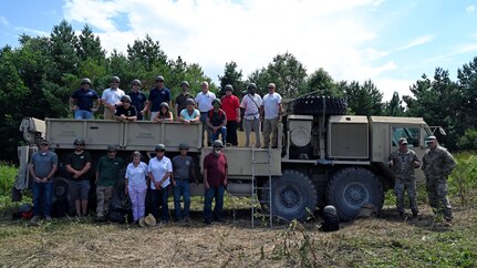 Civilian employers joined New Hampshire Guardsmen at Fort Drum, New York, to watch 3rd Battalion, 197th Field Artillery Regiment, fire their High Mobility Artillery Rocket Systems on July 21, 2022.