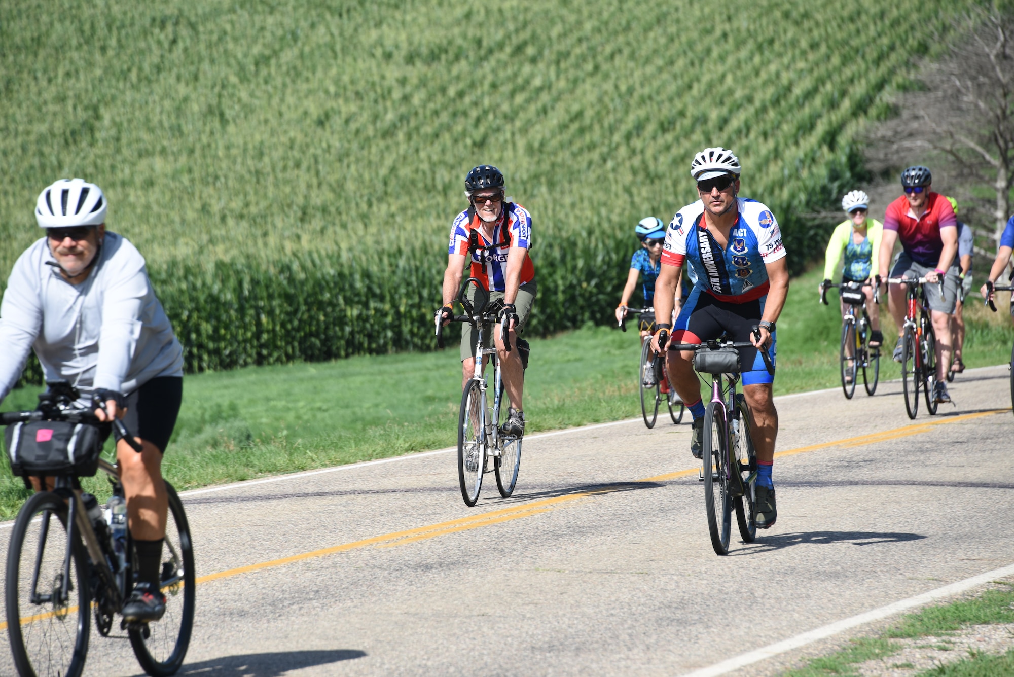 AFCT member rides on road