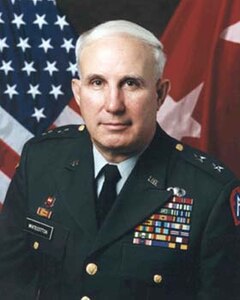 Retired effective Jan 3, 2001. Major General Thomas E. Whitecotton assumed duties as Deputy Commanding General (East), Fifth United States Army, Fort Sam Houston, Texas, on January 16, 1997.