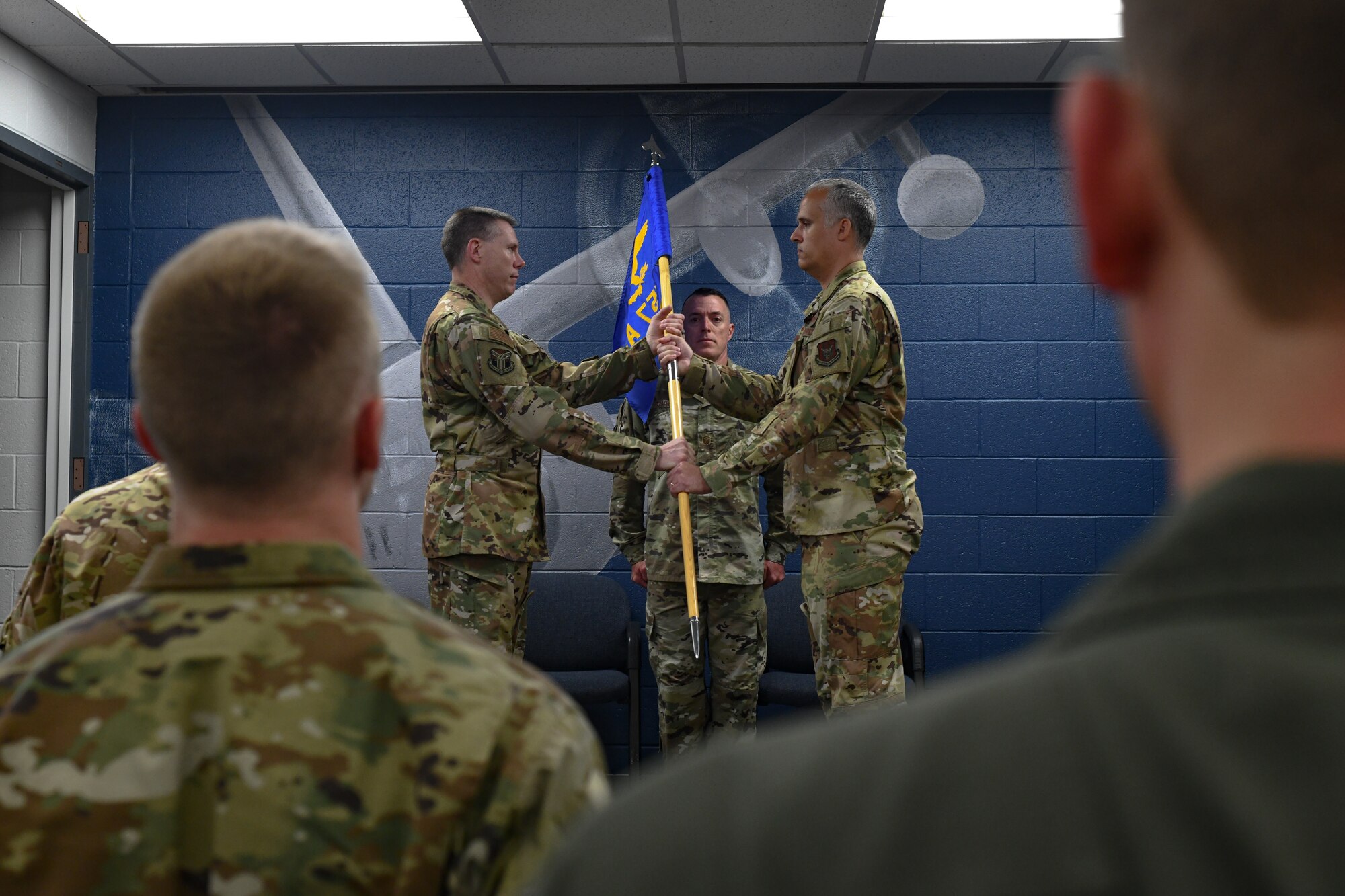 Lt. Col. Patrick Sines assumed command of the 757th Airlift Squadron.
