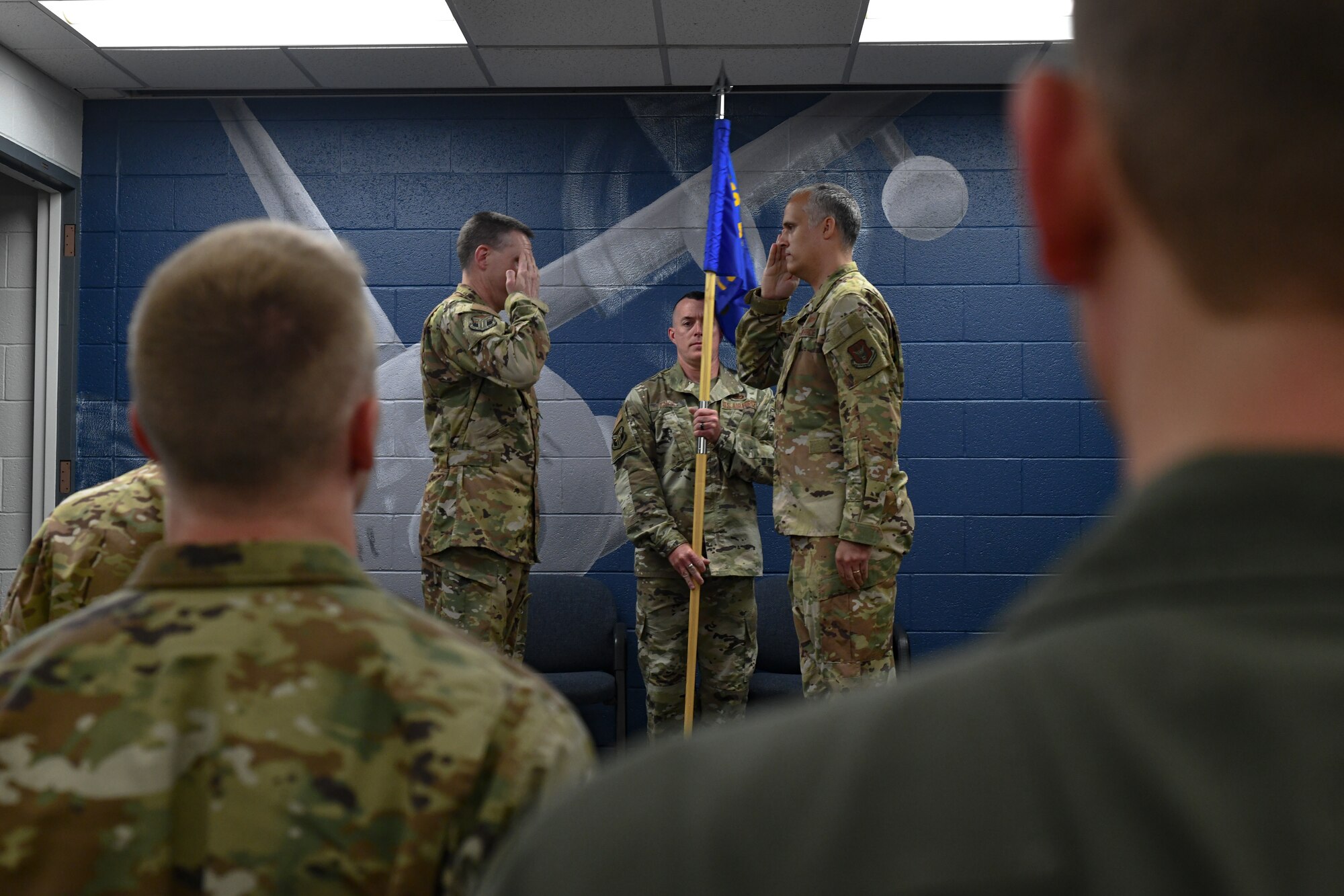 Lt. Col. Patrick Sines assumed command of the 757th Airlift Squadron.
