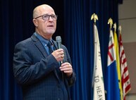 Paul Mann, Department of the Navy chief engineer visits NUWC Division Newport