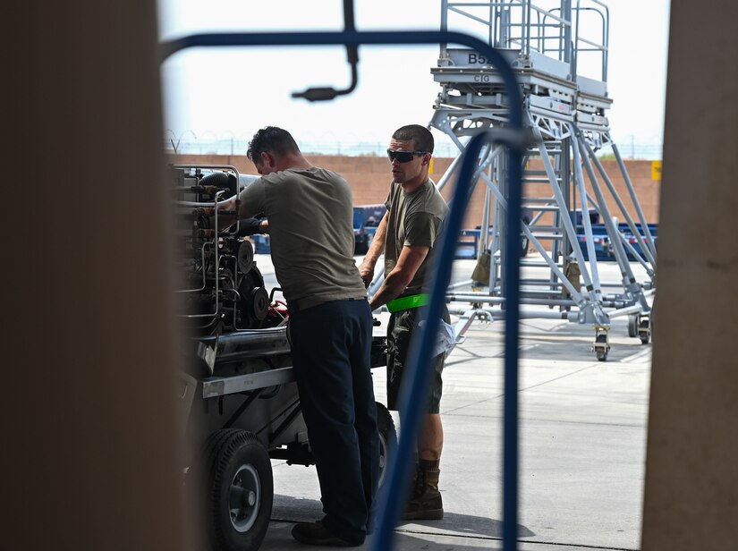 1st MXS repairs equipment for the flightline