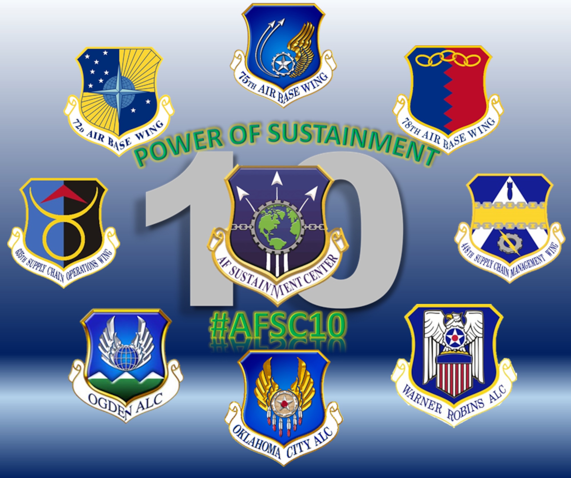 Logo of AFSC 10th year anniversary