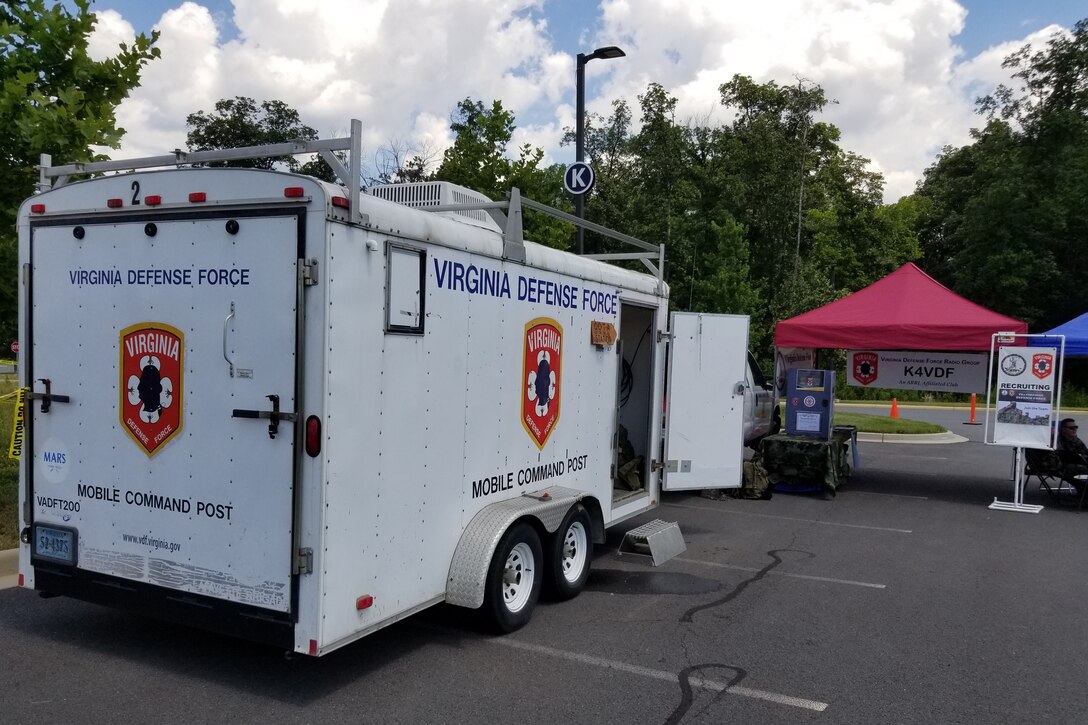 VDF personnel take part in amateur radio group field day