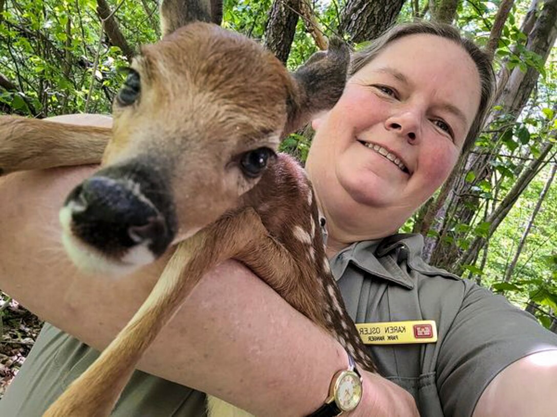 Karen Osler is an animal lover and a park ranger for the U.S. Army Corps of Engineers Pittsburgh District