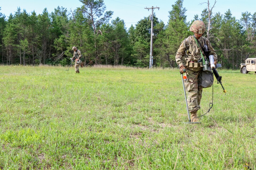 Mine clearing requires patience