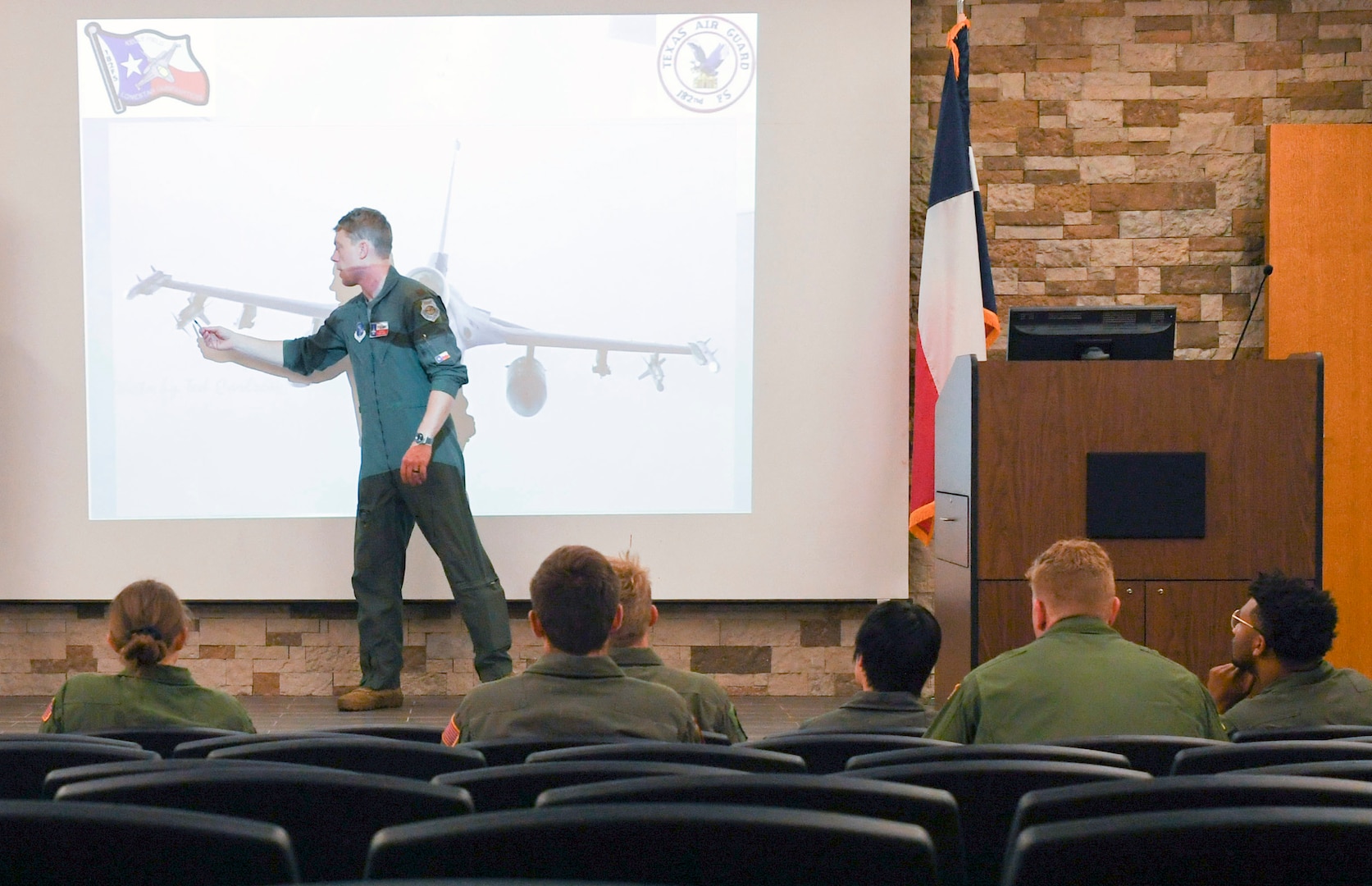 Cadets from the U.S. Air Force Academy visit the 149th Fighter Wing to see what being a Gunfighter is all about at Joint Base San Antonio-Lackland July 26.