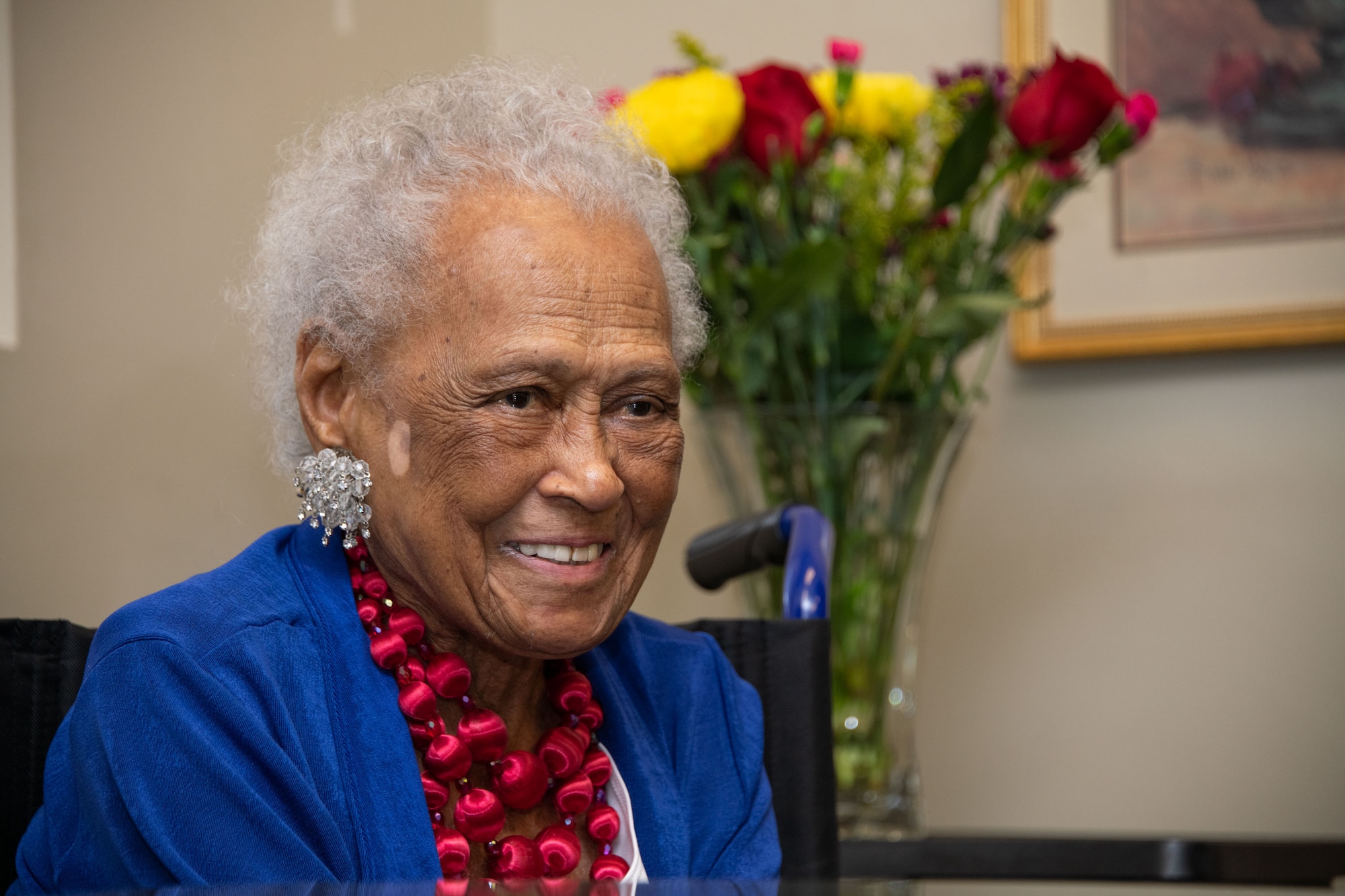 President Joe Biden approved the Congressional Gold Medal presentation to the women of the 6888 th Central Postal Directory Battalion, an all-female, all-African American unit that resolved a backlog of more than 17 million pieces of mail during World War II. Mrs. Davis is the oldest living member of the 6888 th . The 26th of July is the 74th Anniversary of Executive Order 9981 that integrated the Armed Forces.