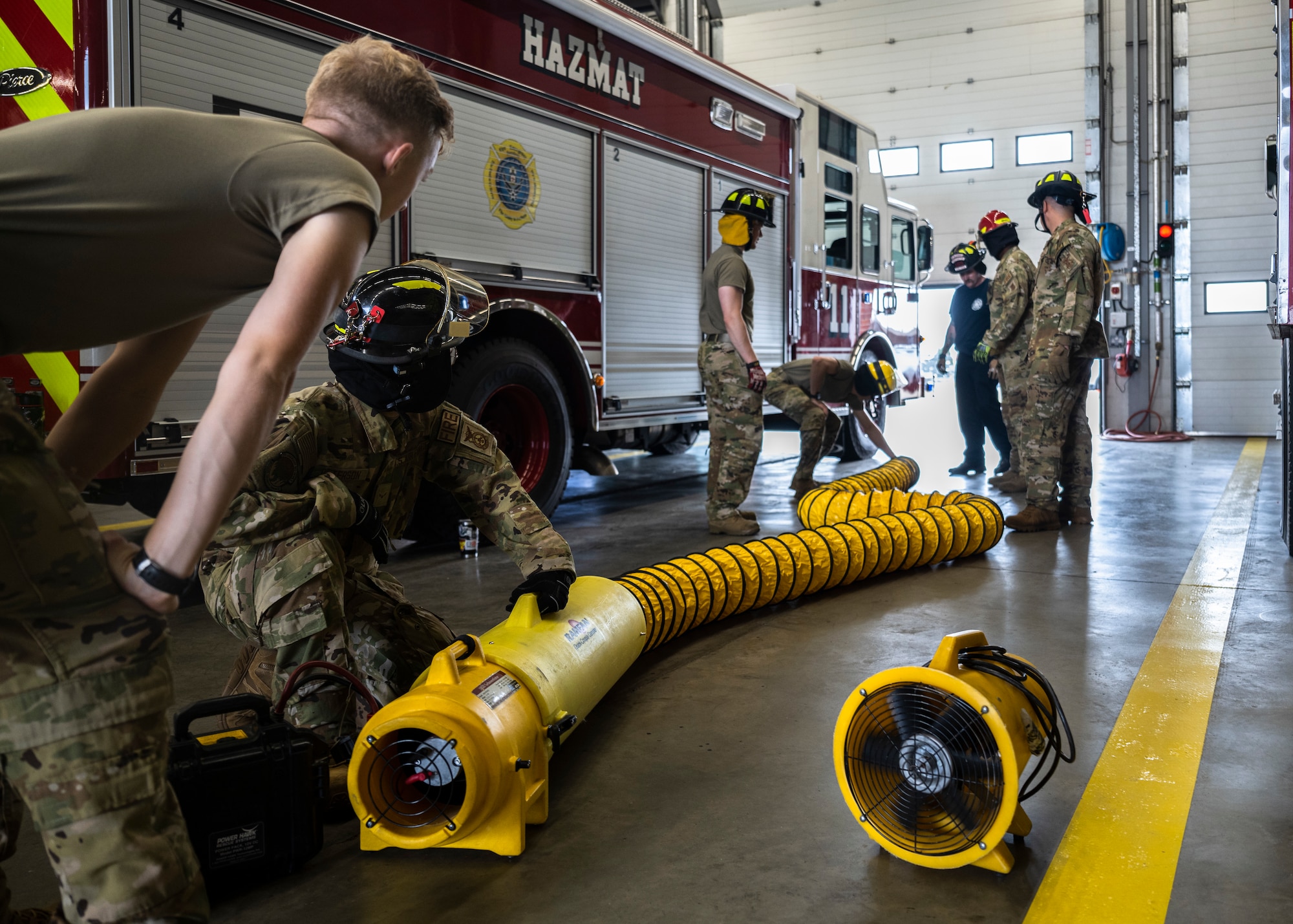 The 100th CES’s mission is to provide fire protection, emergency response, facilities engineering and operations support, infrastructure, real property and housing management, comprehensive land-use planning, and environmental management for RAF Mildenhall.