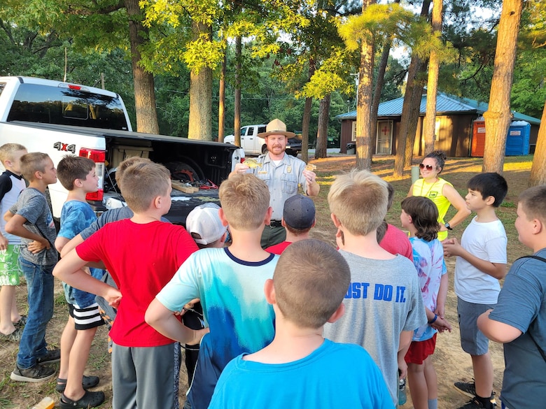 Nashville District park rangers attend Camp Currie to teach water