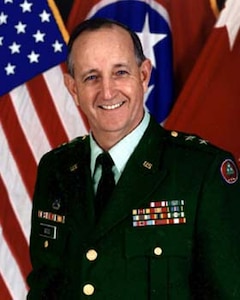 Major General Jackie D Wood (Retired) was the 73rd Adjutant General of Tennessee. Appointed to the state's top military position by Governor Don Sundquist in 1995, he was responsible for the supervision of the Military Department of Tennessee that includes the Army National Guard, the Air National Guard, the Tennessee Emergency Management Agency, and the Tennessee State Guard.