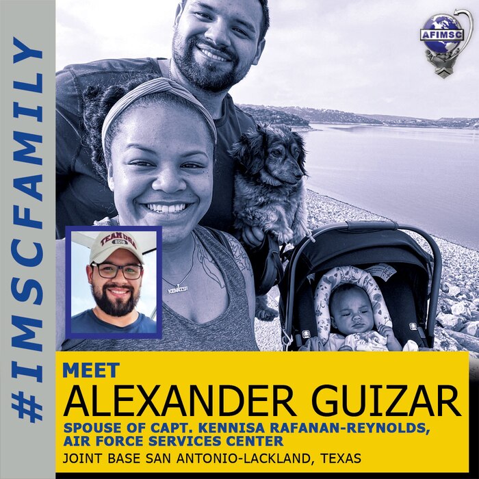 Graphic of Alexander Guizar and his family