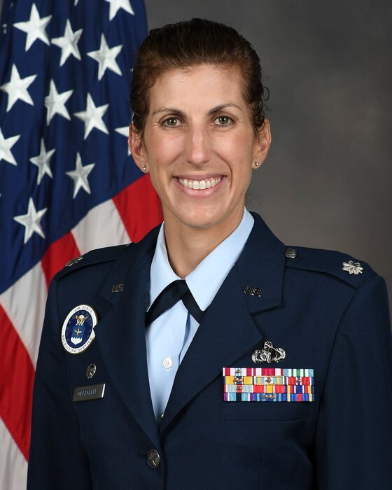 Lieutenant Colonel Christina J. Obergfell is the Commander, 338th Recruiting Squadron, Wright-Patterson Air Force Base, Ohio.