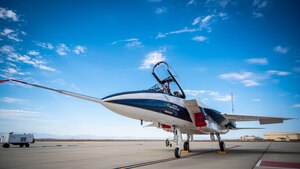 Airmen from across Edwards Air Force Base, California, celebrated the F-15 Eagle's 50th birthday with an F-15 from the NASA Armstrong Flight Research Center, July 27. (Air Force video by Giancarlo Casem)
