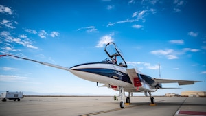 Airmen from across Edwards Air Force Base, California, celebrated the F-15 Eagle's 50th birthday with an F-15 from the NASA Armstrong Flight Research Center, July 27. (Air Force video by Giancarlo Casem)