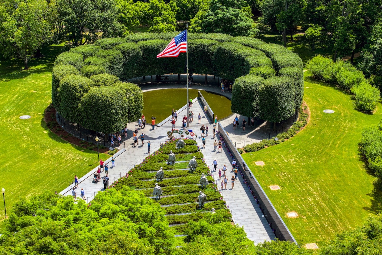 Rededicated Korean War Memorial Lists Names of Fallen