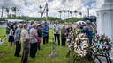 NAVAL BASE GUAM (July 20, 2022) - A memorial mass and wreath laying was held at the Sumai Cemetery on U.S. Naval Base Guam (NBG) July 20 as part of the island's Liberation Day festivities. During the memorial, former Sumai residents and their descendants, island leaders, and military officials paid respects to those buried at the cemetery and paid tribute to those who died and survived World War II.