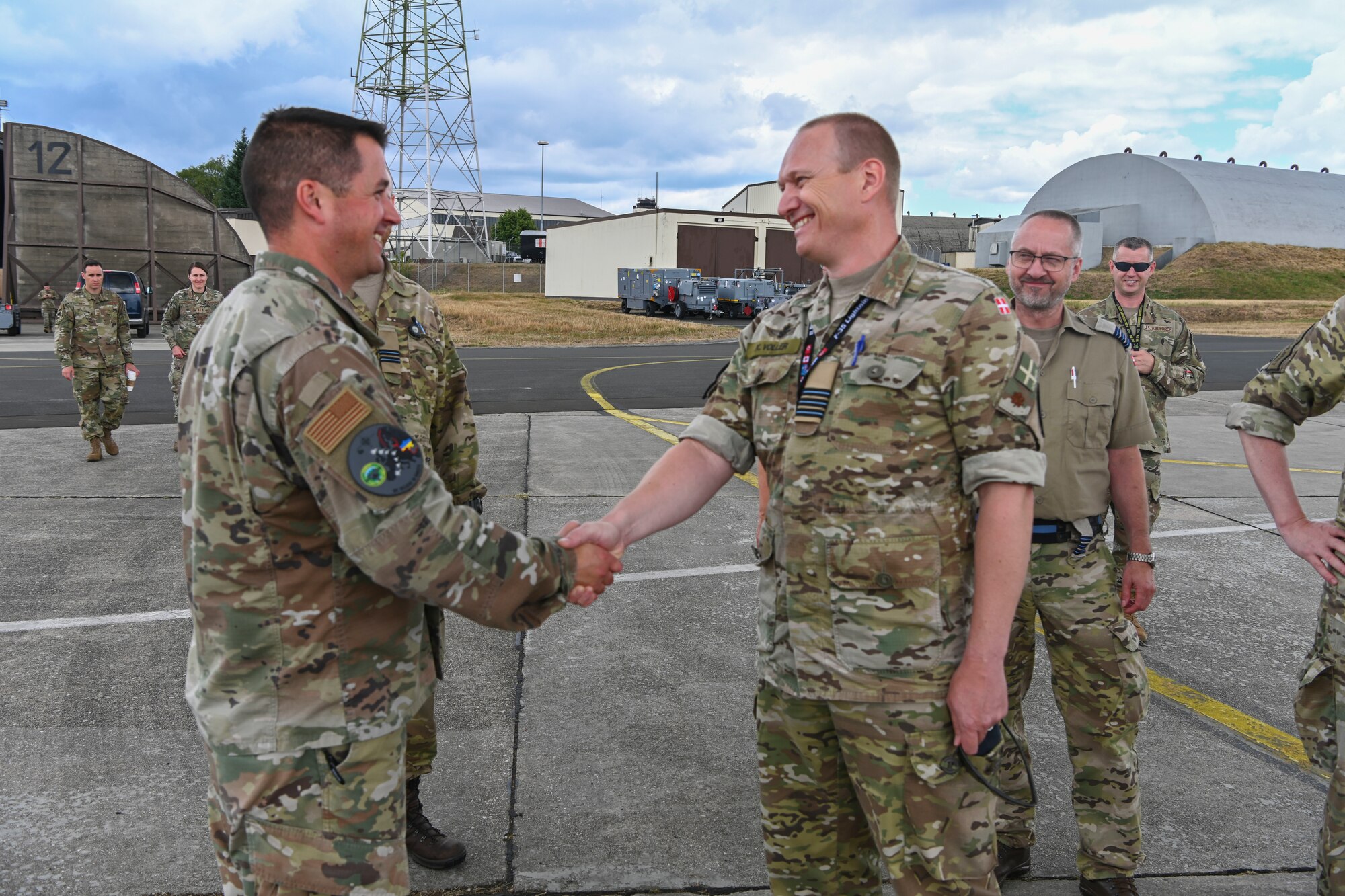 two people shaking hands