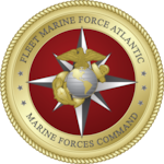 Full color version of the Fleet Marine Force, Atlantic, Marine Forces Command, Marine Forces Northern Command seal .png file