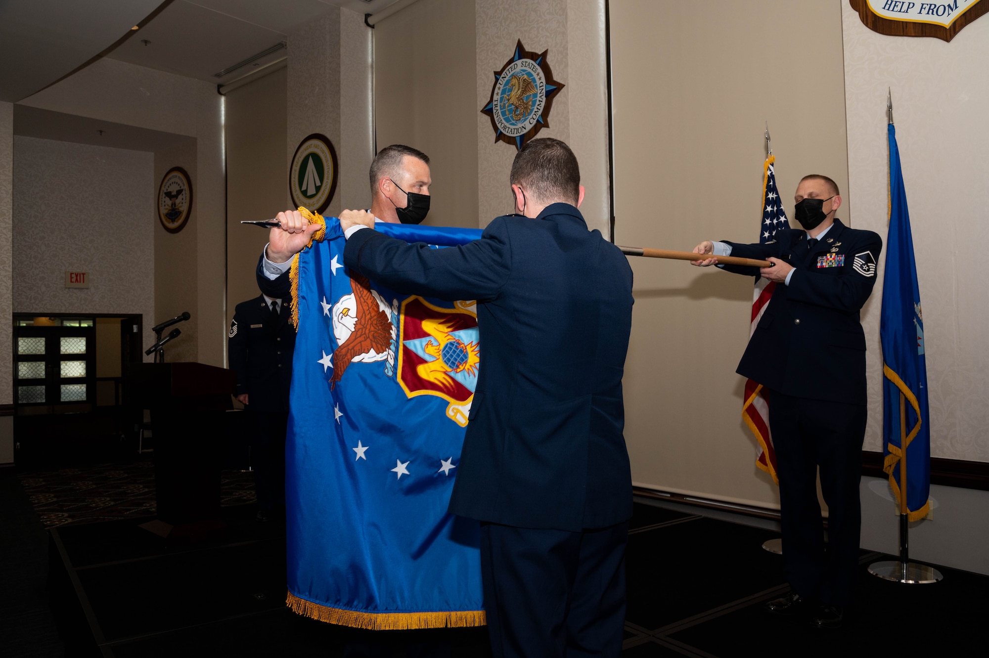 U.S. Airmen take part in ceremony