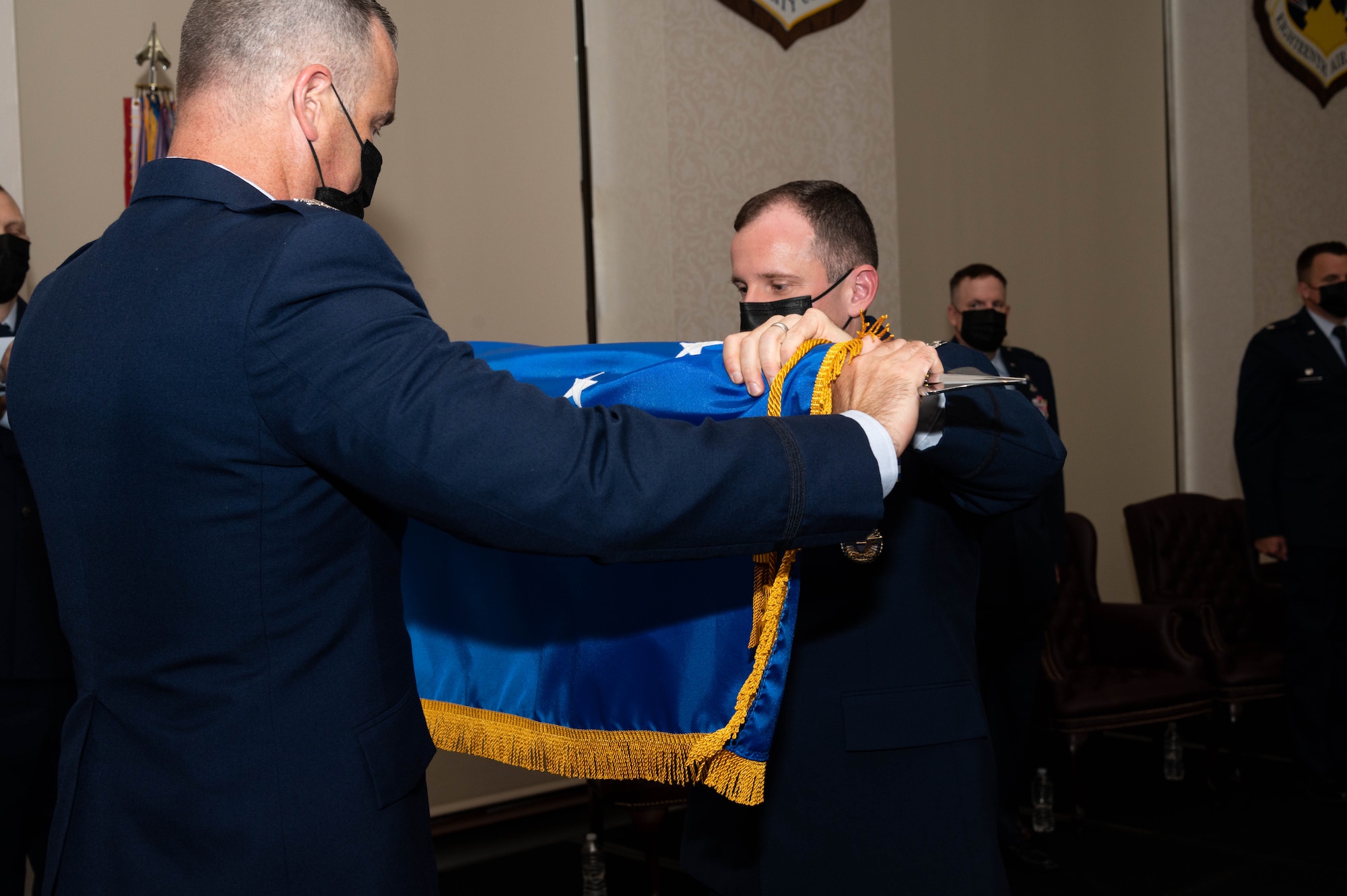 U.S. Airmen take part in ceremony