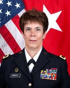 Brigadier General Kathy J. Wright Retired December 2013, was the Assistant Adjutant General - Army, Wyoming National Guard Headquartered in Cheyenne, Wyoming. She also served as Commander, Wyoming National Guard.