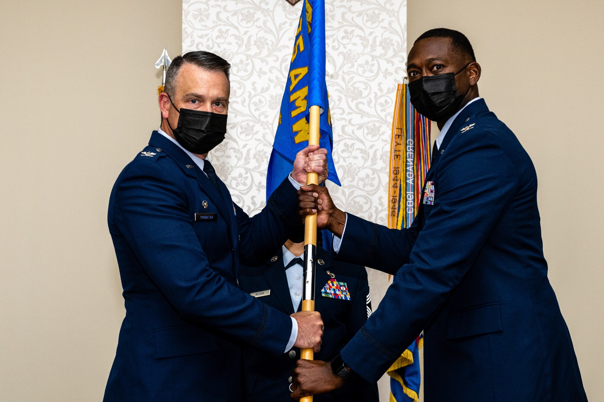 U.S. Airmen take part in ceremony