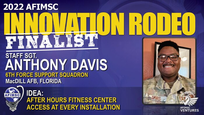 Staff Sgt. Anthony Davis innovation rodeo graphic